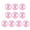 Pink, variant on Ball Cake Picks - 10 PCS Transparent Ball Shaped Cake Topper Pearl Balls Cupcake Cake Insert Topper for Birthday Party Wedding Decoration
