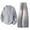 Dark Gray, variant on mihongmao Mens Sweatsuits 2 Piece Set Men's Solid Color Sport Casual Fashion Pocket Pants Short Sleeve Round Neck Set Black 3X