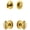 Lifetime Brass, variant on Grandeur 826783 Circulaire Solid Brass Single Cylinder Keyed Entry Knobset And Deadbolt
