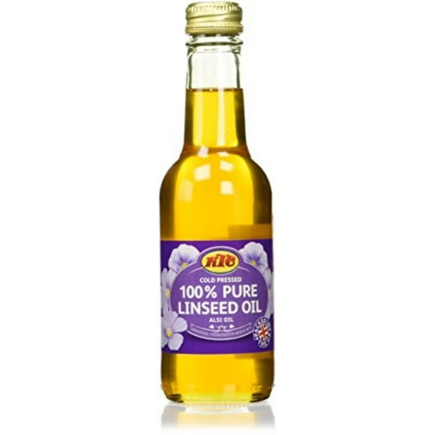 ktc 100 pure cold pressed linseed / flaxseed oil (alsi oil) 250ml