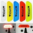 thumbnail image 2 of Soumake 4Pcs Open Car Vehicle Door Reflective Safety Mark Warning Decals Sticker Decor Practical, 2 of 5