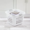 thumbnail image 4 of Sterilite 1.5 Bushel Ultra™ Square Laundry Basket Plastic Adult, White, Set of 4, 4 of 12
