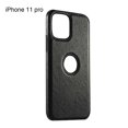 thumbnail image 1 of Leather Grain Phone Cover Back Phone Case Decoration 2 4 1 3 Mobile Protector Shell for iPhone 11 Pro, 1 of 8