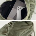 thumbnail image 2 of Bolso De Hombro Plisado Damen-Achseltasche mit Kordelzug, lässig, leicht, lässig, Reisetasche (grün), 2 of 8