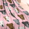thumbnail image 3 of Pit Bull Terrier Blanket,Comfortable Soft Flannel Throw Blanket,All Season,Warm Lightweight Blankets for Sofa Bed Couch Living Room Chair,30"x40", 3 of 4