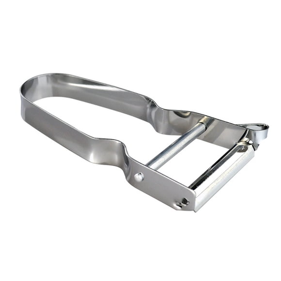 TIELUTT Stainless Steel Potato Peeler Fruit Vegetable Spud Speed, Slicer Cutter Vegetable Peeler Metal Kitchen Peeler Stainless Steel Scrapper Kitchen Pamper Chef Potato Peeler Stainless Fruit Peeler