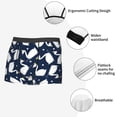 thumbnail image 3 of Balery Swan Calzoncillos bóxer para hombre, ropa interior de algodón suave y transpirable con cinturilla de nailon-Medium, 3 of 5