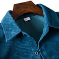 thumbnail image 5 of Lilgiuy Men's Corduroy Multi-pocket Shirt Jacket, 5 of 5