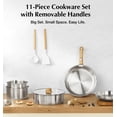 thumbnail image 4 of Koch Systeme CS 11 Piece Stainless Steel Cookware Set with Removable Handle, 4 of 9