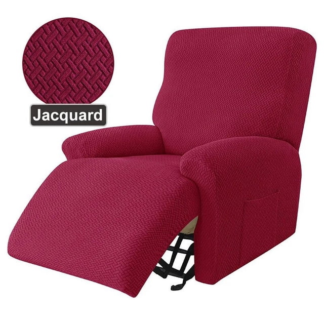 2024 Jacquard Recliner Sofa Cover Lazy Boy Relax Armchair Cover Elastic Sofa Protector Lounge Home Pets Anti-Scratch For Home Decor