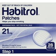 Habitrol Novartis Nicotine Transdermal System Stop Smoking Aid Patches - 28 Each (Step 1 - 21 Mg)