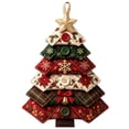 thumbnail image 2 of Layered Fabric Tree Ornament DIY Sewing Kit, DIY Quilted Christmas Tree Kit, 2 of 7