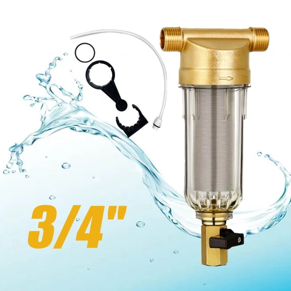 Water Filters Front Purifier, Water Filters Front Purifier Copper Pre-filter Backwash Remove Rust Sediment