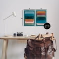 thumbnail image 4 of Stupell Industries Abstract Teal Stacked Colors Abstract Painting Unframed Art Print Wall Art, 11 x 14, Set of 2, 4 of 8