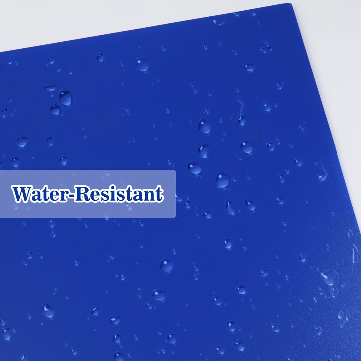60-Pack Plastic Folders with Pockets and Prongs,2-Pocket Poly Folders with 3 Fasteners Holds 8-1/2" x 11" Paper for School/Office/Home, Blue