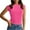 Hot Pink, variant on Womens Backless Seamless Tee Crewneck Slim Fit Sleeveless Stretchy Basic Summer Top