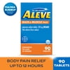 Aleve Back & Muscle Pain Reliever Naproxen Sodium Tablets, 90 Count