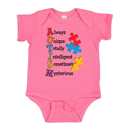 

Inktastic Autism Acrostic Gift Baby Boy or Baby Girl Bodysuit