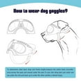 thumbnail image 2 of Lunettes de Protection pour Chiens Petites Races Protection UV Lunettes de Soleil pour Conduite en Plein Air Cyclisme Noir, 2 of 6