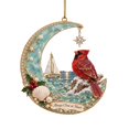 thumbnail image 2 of Cardinal Christmas Hanging Ornaments,Red Cardinal Ornaments for Christmas Tree Old World Christmas Ornaments Xmas Decor Cardinal Mom Remembrance Memorial Sympathy Bird Lover Gift 3.15 Inch, 2 of 6