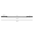 thumbnail image 3 of 7.2ft Olympic Barbell Weight Bar - 1500lbs Capacity, Rotating Sleeves & Knurled Grip - Black - for Strength Training, Home Gym, Squats, Bench Press, 3 of 9
