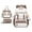 Coffee, variant on Lightweight Cloth Backpack for Elementary School Daily Commute Twin Shoulder Bag Casual Trousers Soft Back to School Supplies