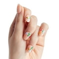 thumbnail image 3 of WICKED x KISS Press on Nails, There's Joy, Beige, Short Oval, 28 Count, 3 of 13