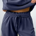 thumbnail image 6 of HKYNLAG Sweats Sets for Women Comfy Hoodie Sweatsuit Sets Long Sleeve Wide Leg Pants Fall Fashion Clothes Dark Blue L, 6 of 6