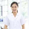 thumbnail image 3 of Nurse Tunic Polyester Fiber Medical Uniform Beauty Salon 1Set, 3 of 4
