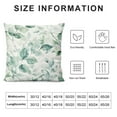 thumbnail image 5 of Nawypu Spring Sage Green Leaf Pillow Covers 18x18,Eucalyptus Floral Watercolor Pillow Cushion Cases, Gray Seafoam Leaves Print Modern Throw Pillows Cover Decor Gifts for Bed Couch Sofa Living Room, 5 of 5