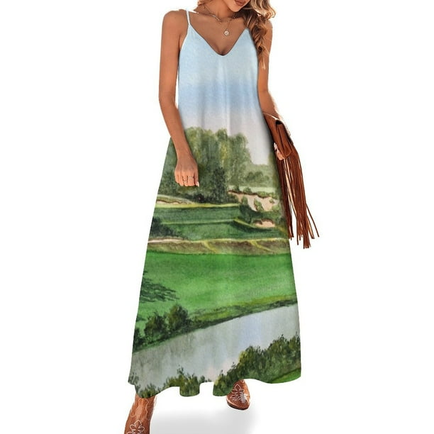 Vestido sin mangas del quinto hoyo del campo de golf Pine Valley de Nueva Jersey, vestidos de fiesta para mujer, vestidos elegantes para boda