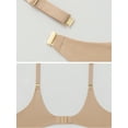 thumbnail image 4 of Deyllo Women's Push Up Bra Underwire Full Coverage Padded Seamless Multiway T Shirt Bra, Nude 32B, 4 of 5