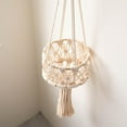 thumbnail image 5 of 1 Tier Hanging Fruit Basket For Kitchen Macrame Vegetable Storage Organizer Wall Baskets For Indoor Plants Boho Decor, 5 of 9