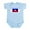 Sky Blue, variant on CafePress - HAITIAN SENSATION Infant Bodysuit - Baby Light Bodysuit, Size Newborn - 24 Months