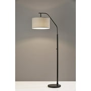 Adesso Home SL1140-01 Transitional Floor Lamp from Max Collection in Black Finish, 25.00 inches, Bronze