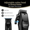 thumbnail image 3 of HIENA Men's Hair Clipper and Trimmer Set, Professional Cordless Hair Clipper, Trimmer, Suitable for Men's Hair Clippers, Home Hair Salon Hair Cutting Tools (Black2), 3 of 10
