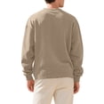 thumbnail image 7 of Sweatshirts for Men 2026 Fall Winter Long Sleeve Plain V Neck Jacquard Knitted Sweatshirt Mens Pullover Top, 7 of 7