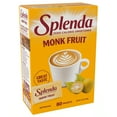 thumbnail image 2 of Splenda Monk Fruit, All Natural Zero Calorie Sweetener, 5.6 oz (80 Packets), 2 of 7
