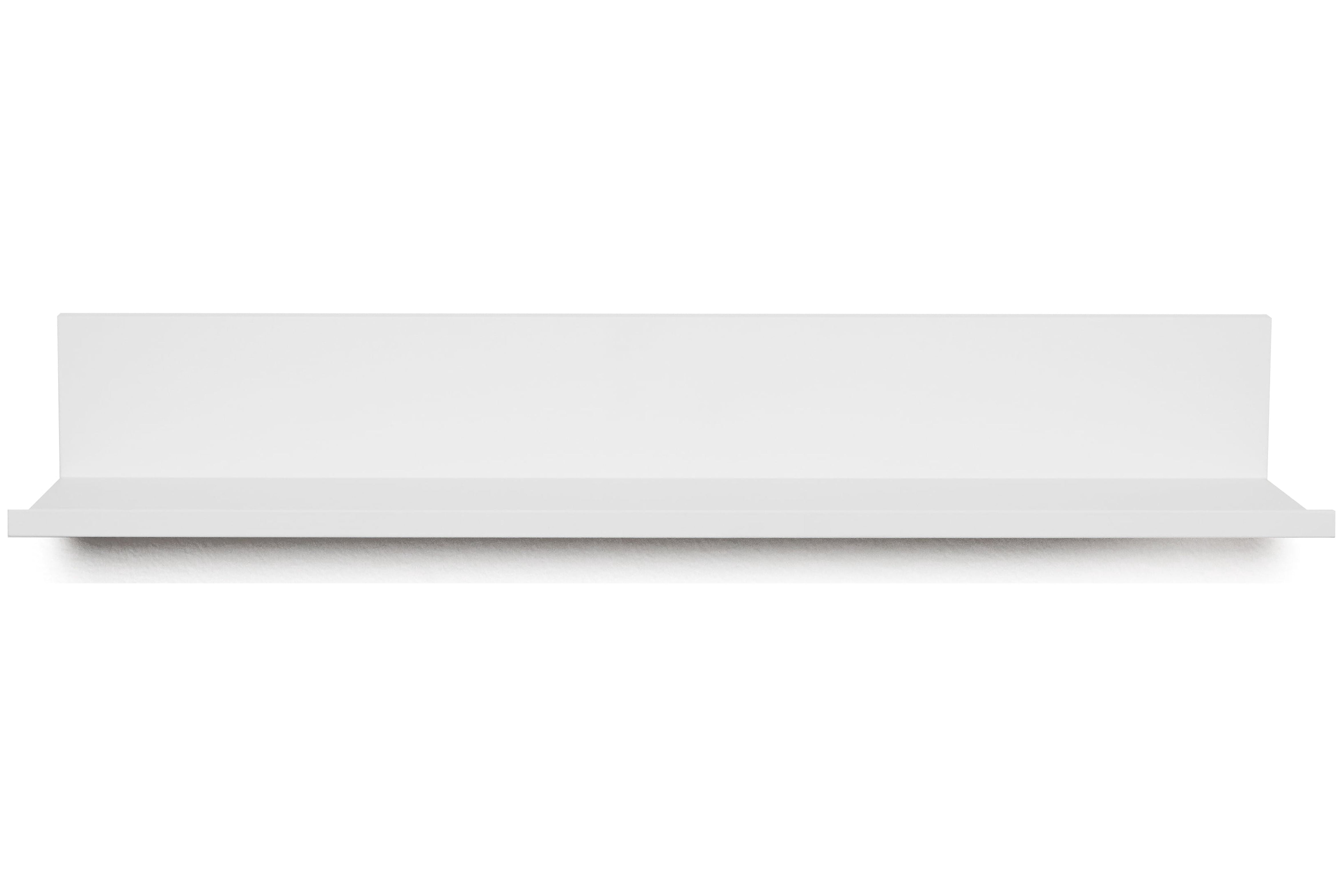 (2 pack) Hangman No Stud Floating Shelf - 18" - White - Aluminum - Level and Hardware Included - No Drills or Anchors Needed