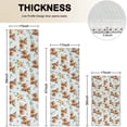 thumbnail image 4 of Blue Highland Cow Flower Leaf Pattern Kitchen Rugs Sets Of 3,Kitchen Runner Rugs Non Skid Washable,Decorative Kitchen Floor Mats for Kitchen,Sink,Laundry,17"x30"+ 17"x47" + 17"x59", 4 of 6