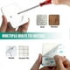 thumbnail image 3 of 2 Pack Adhesive Shower Curtain Rod Tension Holder - No Drilling Required, 3 of 5