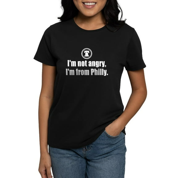 CafePress - I'm From Philly Women's Dark T Shirt - Women's Traditional Fit Dark T-Shirt