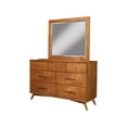 thumbnail image 4 of 1530APB Brown Mid Century Mirror Espresso, 4 of 5