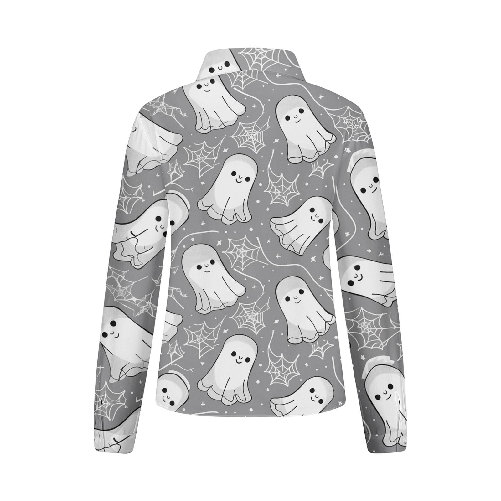 WXLWZYWL Womens Halloween Button Down Shirts Long Sleeve
