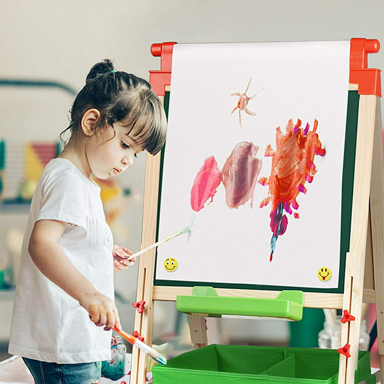 Joyooss Art Easel for Kids, Double Sided Wooden with 98+ Accessories Kids  Easel Drawing Board