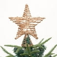 thumbnail image 4 of Christmas Tree Topper,10.62inch Star Tree Topper with Holder,Gold Xmas Glitter Hollow Star Treetop Toppers Christmas Tree Decorations Ornaments for Holiday Ornament or Home Decor, 4 of 5