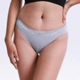 thumbnail image 5 of cfhntfmh Seamless Thongs for Women Cotton Low Waist Comfort Thongs Panties Stretchy No Show Underwear, 5 of 6