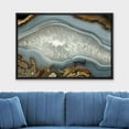 thumbnail image 2 of wall26 - Abstract Agate Slice Pattern Gallery - Framed Canvas Art Wall Art - 16"x24" Black, 2 of 5