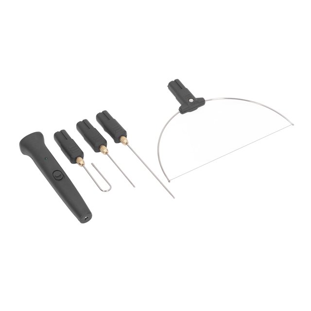 9PCS Hot Wire Foam Cutter Kit, Electric Styrofoam Knife With Clean And Flat Cutting For Arbitrary Angle, Wide Application With Overheat Protection