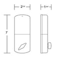 thumbnail image 5 of MiLocks Keyless Entry Deadbolt Door Lock with Electronic Digital Keypad Antique Brass, 5 of 6